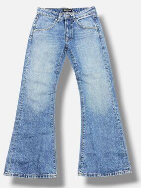 EB Denim Women's Blue Flared Leg Jeans Pants Size 25